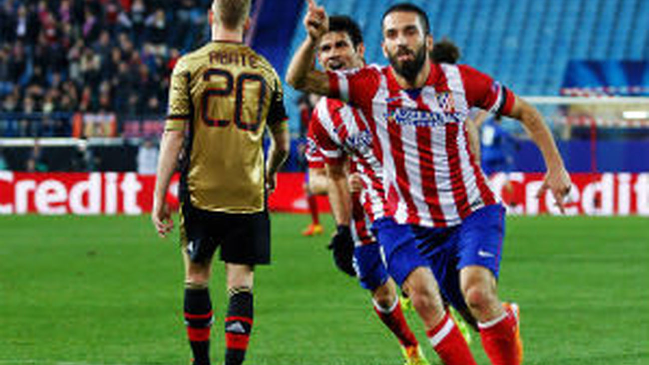 4-1. El Atlético tumba al Milan y se mete en cuartos por la puerta grande