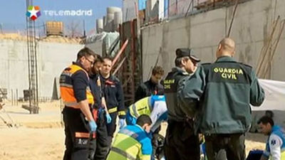 Muere un obrero en Majadahonda por un desprendimiento de tierra