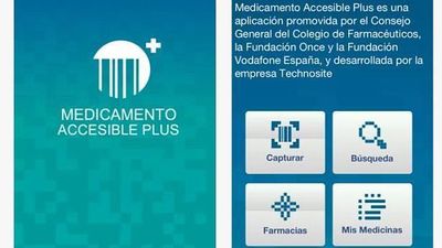Ciegos, mayores y discapacitados podrán consultar los fármacos en una aplicación móvil
