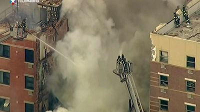 Nueva York: Dos muertos, 22 heridos y desaparecidos por el desplome de 2 edificios