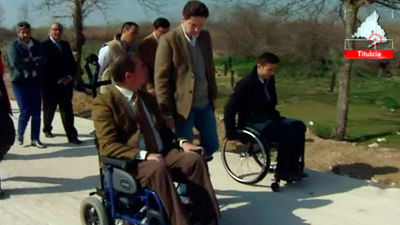 Adaptan una senda natural para personas con discapacidad