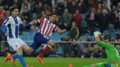1-0. Diego Costa mantiene al Atlético en la pelea por la Liga