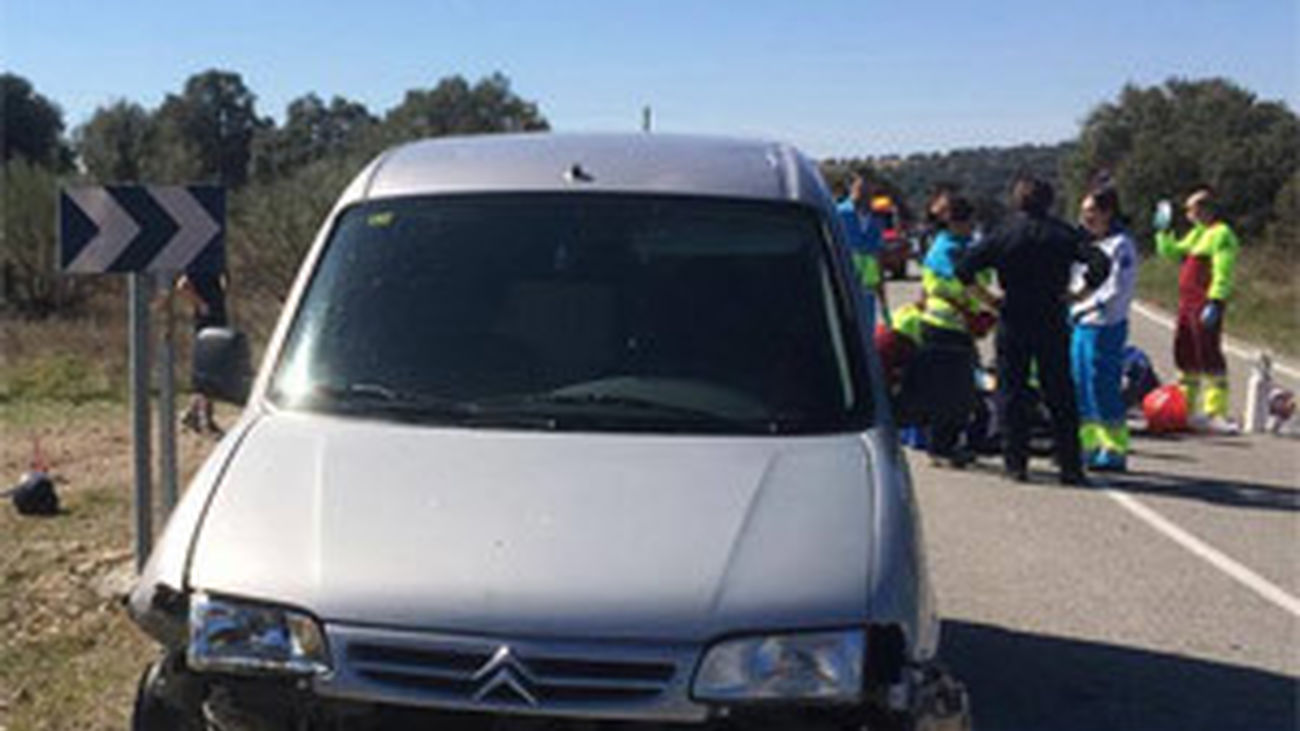 Accidente en Navalagamella