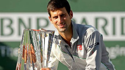 Djokovic levanta su tercer título en Indian Wells