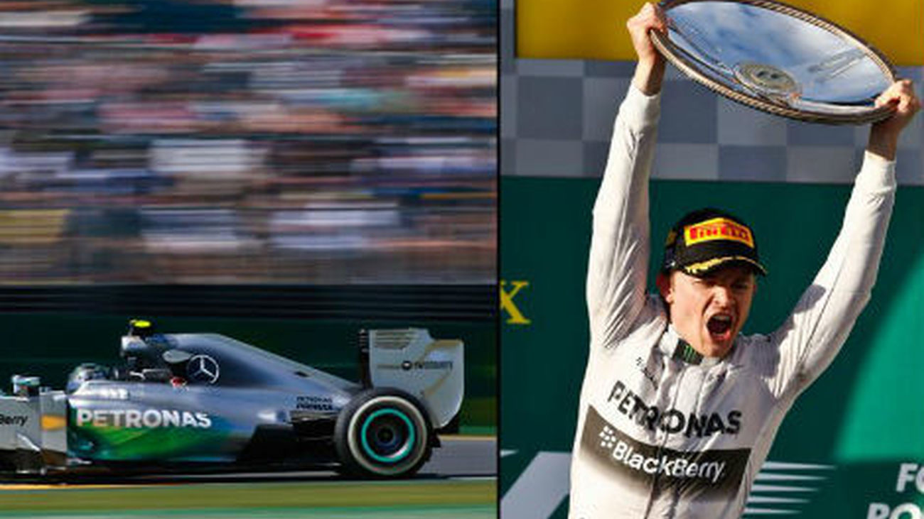 GP Australia: Rosberg se pasea, Alonso 4º en un tedio de carrera