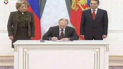 Putin promulga la incorporación de Crimea y Sebastopol a Rusia