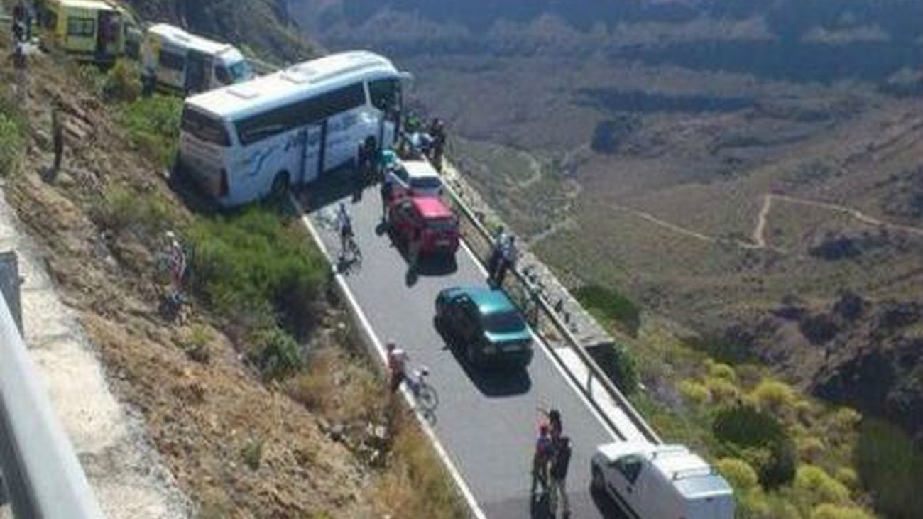 Accidente de autobús en Gran Canaria