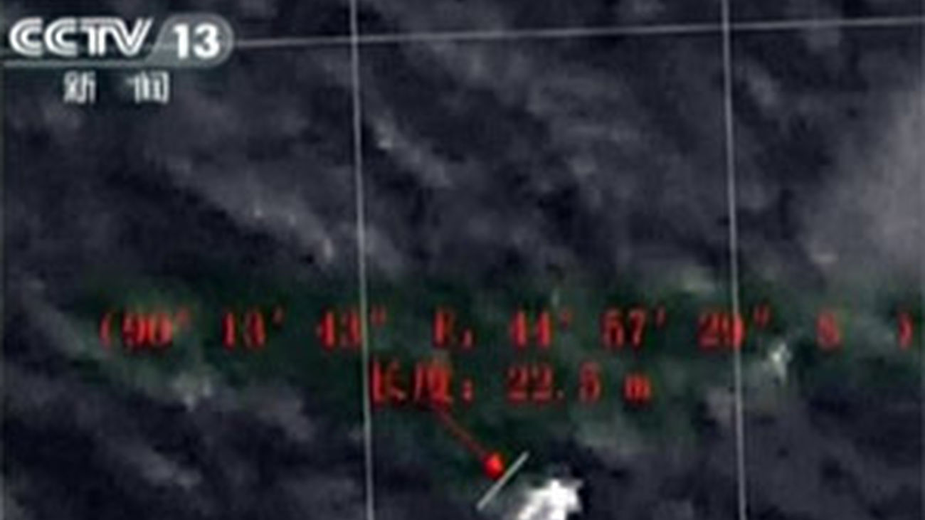 Poisbles restos del avión de Malasia