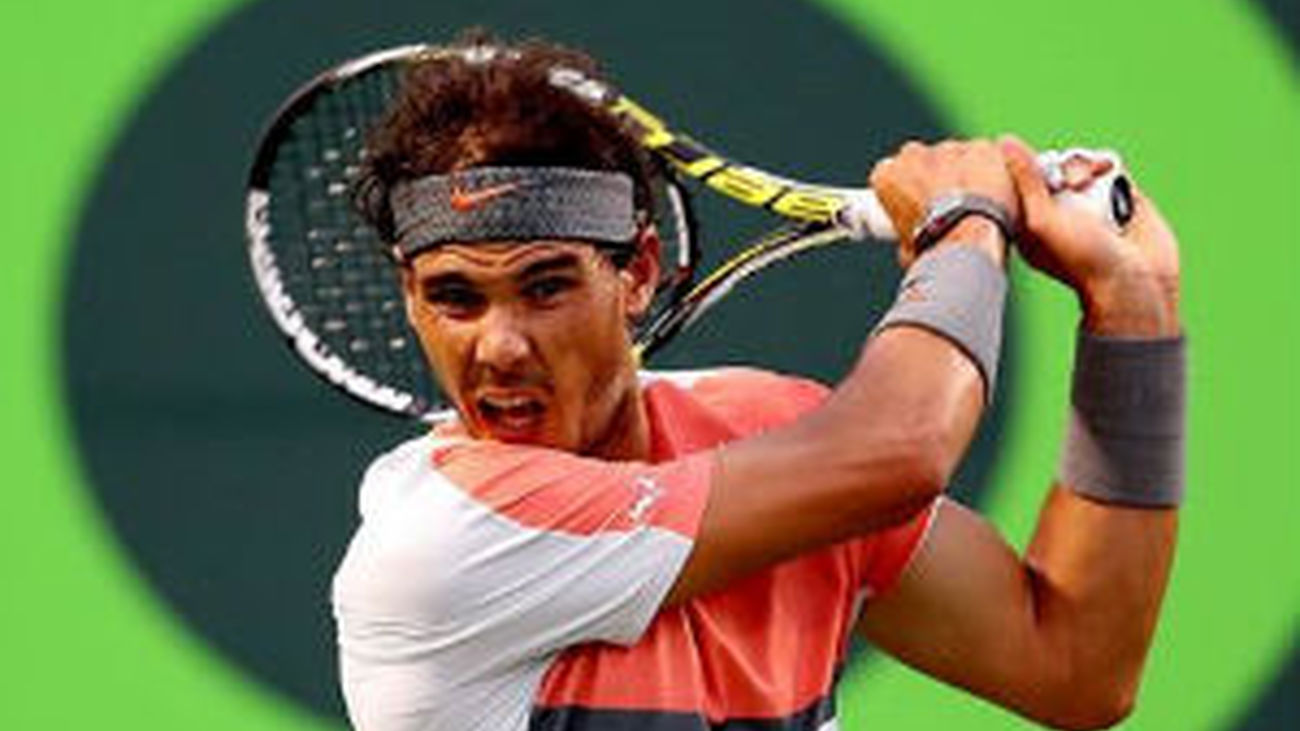 Miami: Nadal se pasea en una mala jornada española