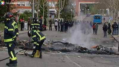 54 detenidos en el desalojo del Vicerrectorado de la Complutense
