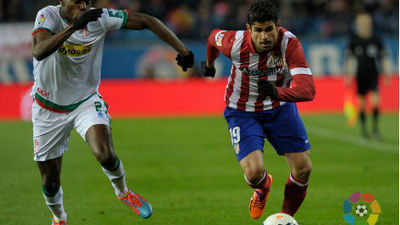 1-0. Diego Costa mantiene líder al Atlético