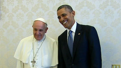 El Papa y Obama se reúnen en privado durante 50 minutos
