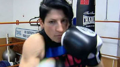 Miriam Gutiérrez, madre y boxeadora torrejonera