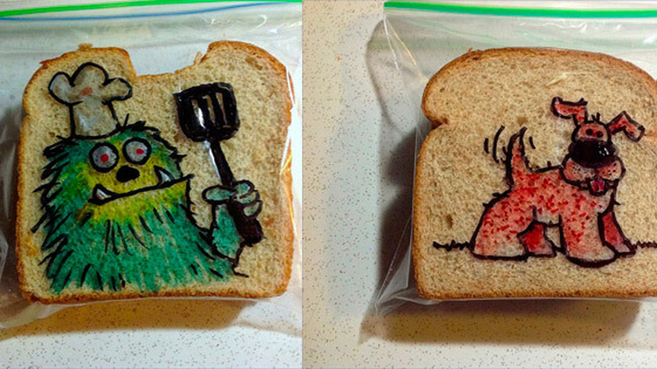 Arte en los sandwichs