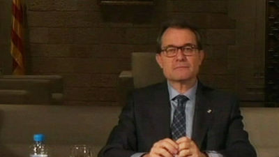 Mas dice que en el asedio a Parlament sufrió la actitud violenta de los manifestantes