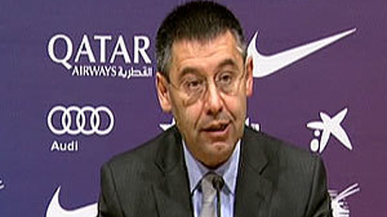 El presidente del Barcelona, Josep Maria Bartomeu