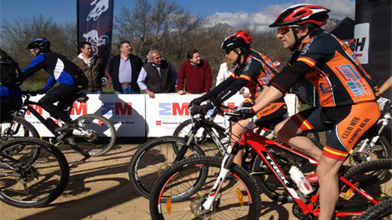 El Parque de Guadarrama acoge  la primera marcha de bicicleta de montaña