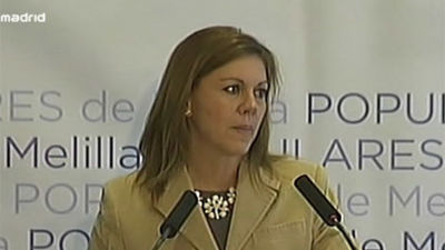 Cospedal: "Rajoy defenderá que la soberanía es de todos españoles"