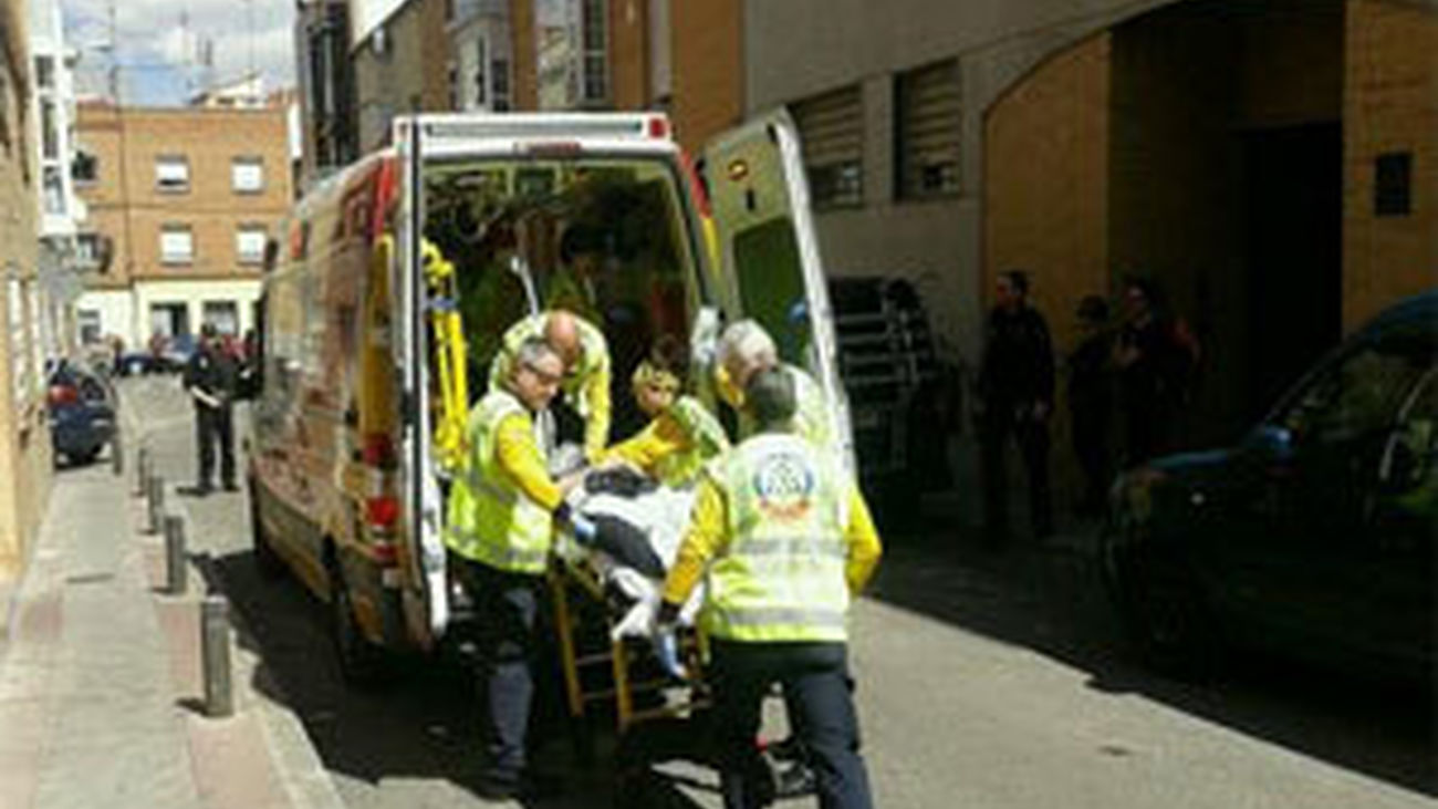 Emergencias Madrid traslado al herido al Hospital Gregorio Marañón  de Madrid