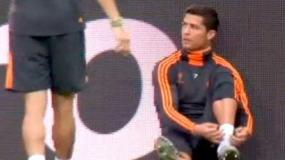 Cristiano se resiente y no juega contra el Espanyol