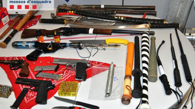 Los Mossos dan por desarticulada la banda latina Bloods en Cataluña