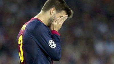 Piqué, casi descartado para la final de Copa