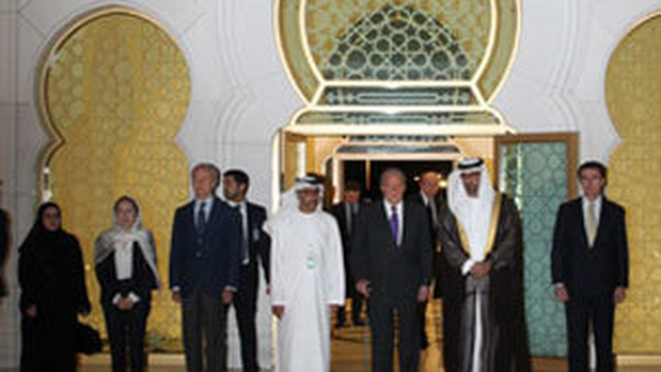 ElRey en su visita a los Emiratos Arabes