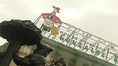La Puerta del Sol amanecerá este martes con el popular cartel de Tío Pepe