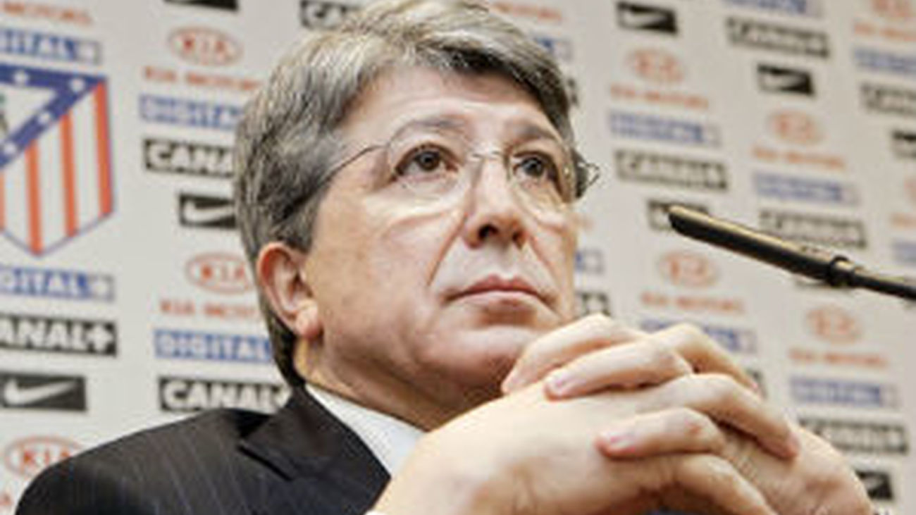 Enrique Cerezo, presidente del At. Madrid