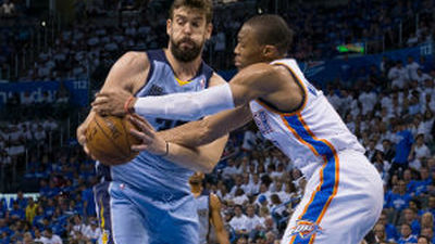 Playoffs NBA: Los Grizzlies empatan la serie a los Thunder