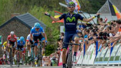 Alejandro Valverde gana la Flecha Valona