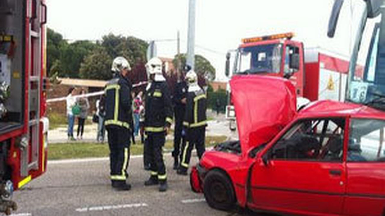 Colisión en la M-515