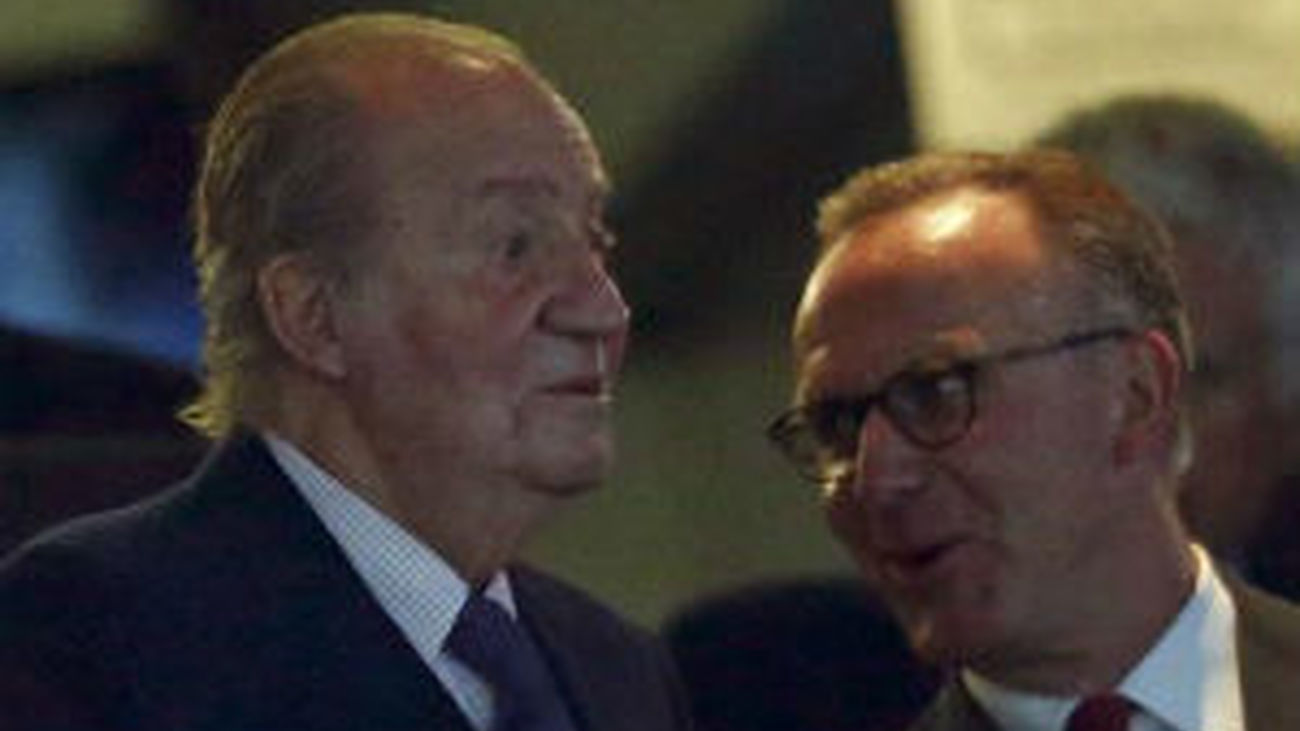 El Rey con Rummenigge