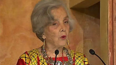 Elena Poniatowska: "Soy una Sancho Panza femenina" que da voz a los perdedores