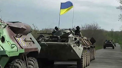 La aviación ucraniana destruye un campamento de rebeldes prorrusos en Lugansk