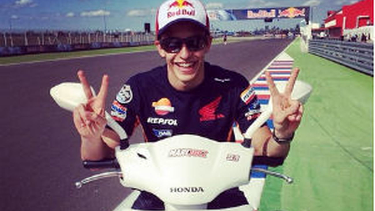 GP Argentina. Marc Márquez: "Me siento muy fuerte"