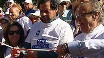 Más de 1.300 mayores participan en una carrera popular en Las Rozas