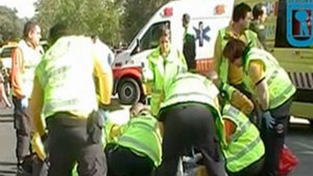 Accidente en la M-605