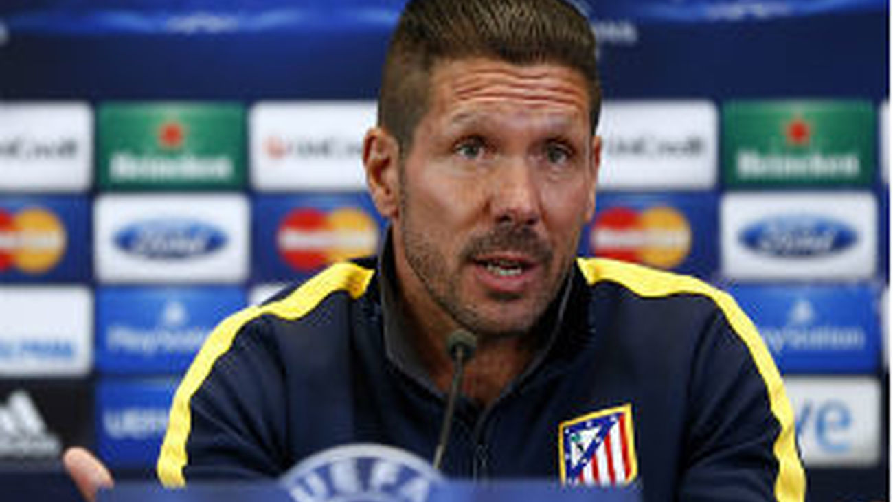 Simeone: "Nos espera un partido difícil y un gran esfuerzo"