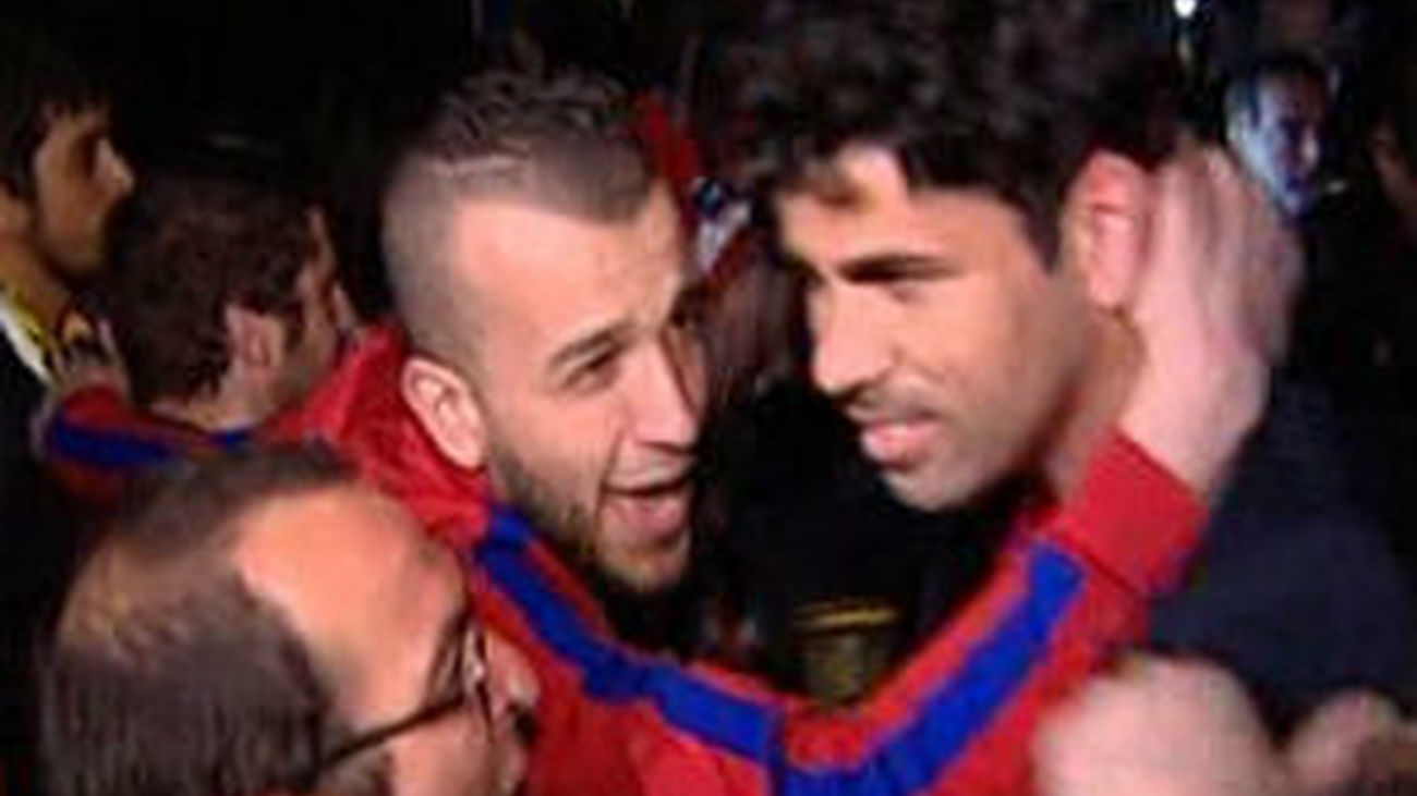 Los héroes llegan a Barajas