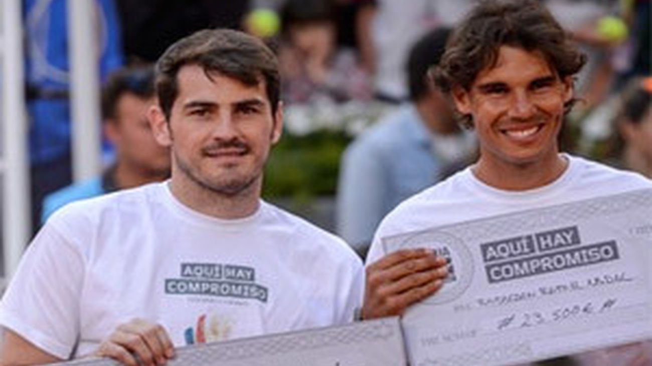 Nadal y Casillas celebran el 'Charity  Day'
