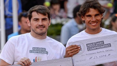 Nadal y Casillas celebran el 'Charity Day' con invitados de lujo