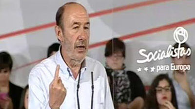 Rubalcaba: "El plan que Rajoy es la foto final de la legislatura, con más paro y más deuda"