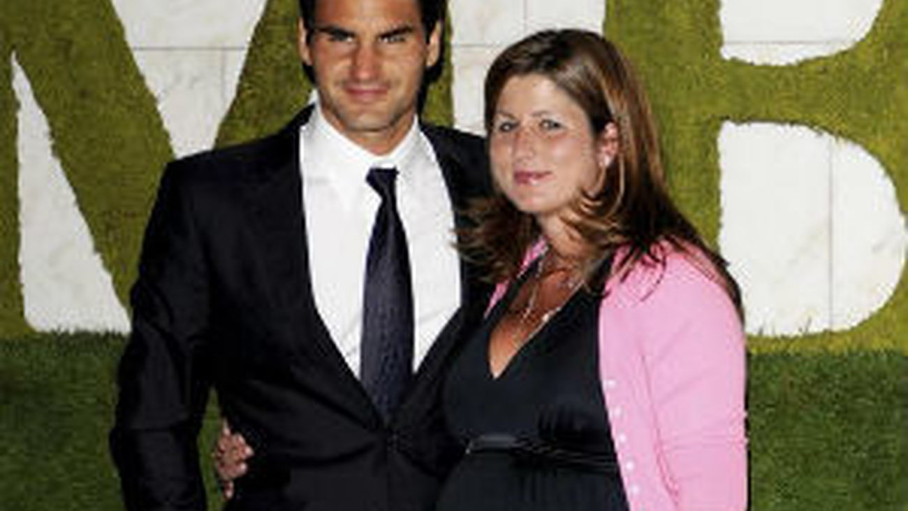 Roger Federer y esposa