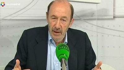 Rubalcaba descarta una gran coalición con el PP mientras él lidere el PSOE