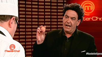 Pepe Rodríguez a punto de montar en cólera con un aspirante de Masterchof