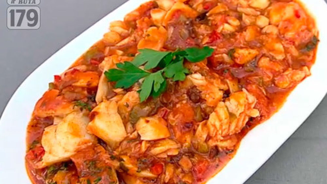 Nuevo Baztán y Villar del Olmo: Bacalao al ajo arriero