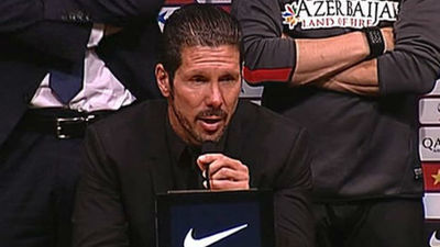 Simeone: “El partido a partido es ya histórico”