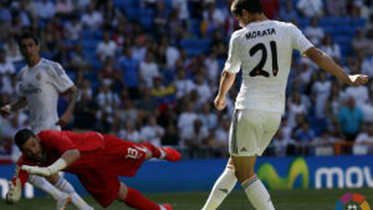 3-1. El Real Madrid vence al Espanyol con la cabeza en Lisboa