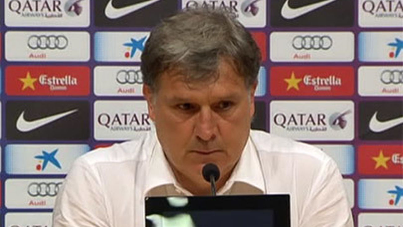 'Tata' Martino anuncia su marcha del Barça